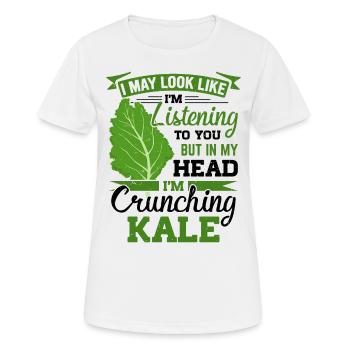 Kale Vegetarian Veganism - Women's Breathable T-Shirt - white - Front - AI Model Female 172 dark (172cm)