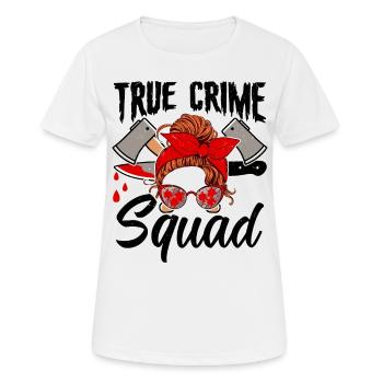 True Crime - Women's Breathable T-Shirt - white - Front - AI Model Female 172 dark (172cm)