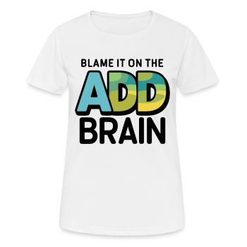 Attention Deficit Hyperactivity Disorder ADD - Women's Breathable T-Shirt - white - Front - AI Model Female 172 dark (172cm)