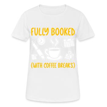 Humour de bureau - T-shirt respirant Femme - blanc - Devant - AI Model Female 172 dark (172cm)