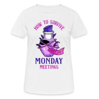 Potion Fantasy Enthousiaste RPG Gamer - T-shirt respirant Femme - blanc - Devant - AI Model Female 172 dark (172cm)