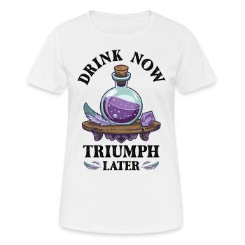 Potion Fantasy Enthousiaste RPG Gamer - T-shirt respirant Femme - blanc - Devant - AI Model Female 172 dark (172cm)