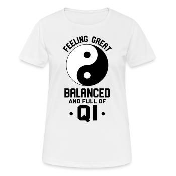 Chinese Medicine Tcm - Women's Breathable T-Shirt - white - Front - AI Model Female 172 dark (172cm)
