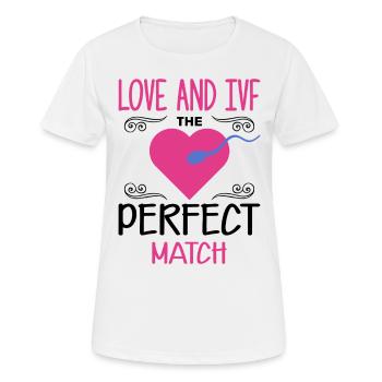 Surrogate Mother IVF Transfer Day - Women's Breathable T-Shirt - white - Front - AI Model Female 172 dark (172cm)