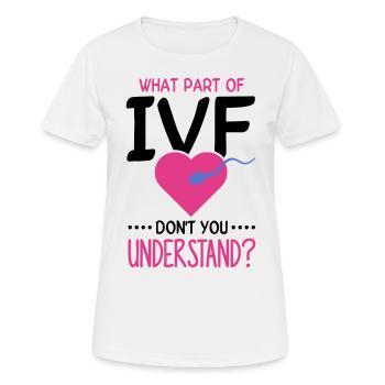 Surrogate Mother IVF Transfer Day - Women's Breathable T-Shirt - white - Front - AI Model Female 172 dark (172cm)