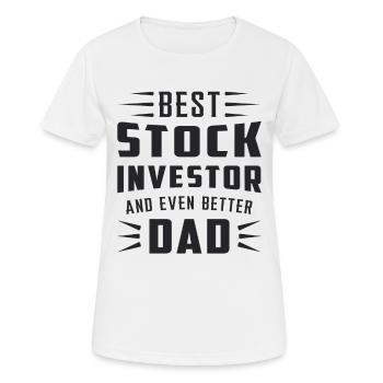Aktien Aktienmarkt Trader Handel Geschenkidee - Frauen T-Shirt atmungsaktiv - Weiß - Vorne - AI Model Female 172 dark (172cm)