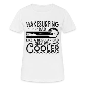 Wakeboard Wakeboard Wakeboarder Idée cadeau - T-shirt respirant Femme - blanc - Devant - AI Model Female 172 dark (172cm)