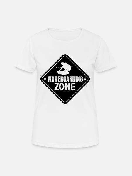 Wakeboarder Wakeboard Wakeboarding Gift Idea - Women's Breathable T-Shirt - white
