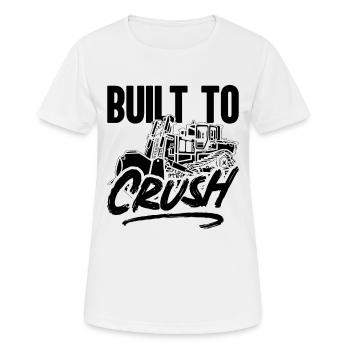 Bulldozer Excavatrice Construction Bulldozer Idée cadeau - T-shirt respirant Femme - blanc - Devant - AI Model Female 172 dark (172cm)