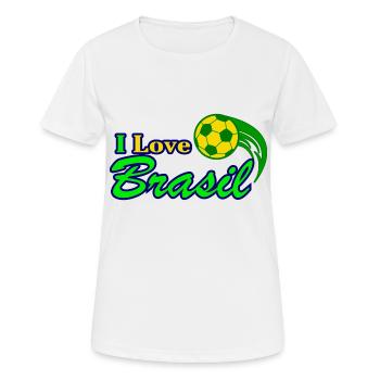 Brasil Gift Idea - Women's Breathable T-Shirt - white - Front - AI Model Female 172 dark (172cm)