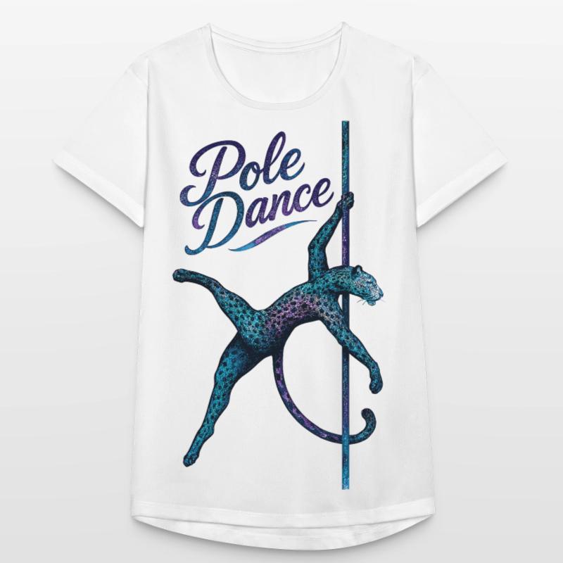 Pole Dance Leopard Pole Dancer Pole Gift Women's Breathable T-Shirt