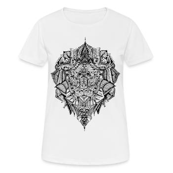 Loewe doodle - T-shirt respirant Femme - blanc - Devant - AI Model Female 172 dark (172cm)