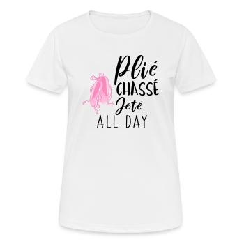 Ballett Ballerina Tanzen Tanzschule Nussknacker - Frauen T-Shirt atmungsaktiv - Weiß - Vorne - AI Model Female 172 dark (172cm)