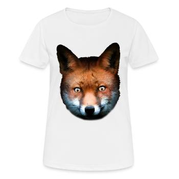 Fuchs Rotfuchs Tierisch Tiermotiv Kinder - Frauen T-Shirt atmungsaktiv - Weiß - Vorne - AI Model Female 172 dark (172cm)