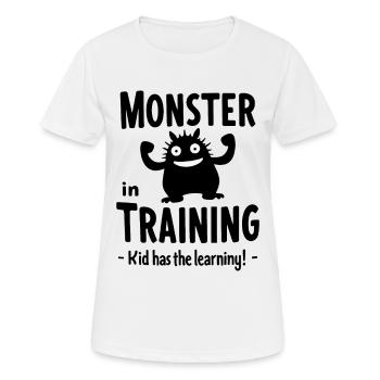 Plaisir des monstres - T-shirt respirant Femme - blanc - Devant - AI Model Female 172 dark (172cm)