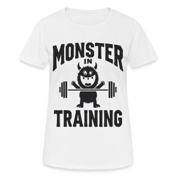 Plaisir des monstres - T-shirt respirant Femme - blanc - Devant - AI Model Female 172 dark (172cm)