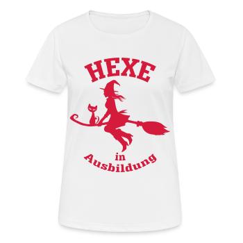 Sorcière en formation - T-shirt respirant Femme - blanc - Devant - AI Model Female 172 dark (172cm)