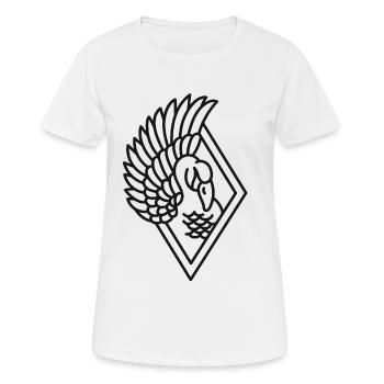 Maori Aotearoa Nouvelle Zélande - T-shirt respirant Femme - blanc - Devant - AI Model Female 172 dark (172cm)