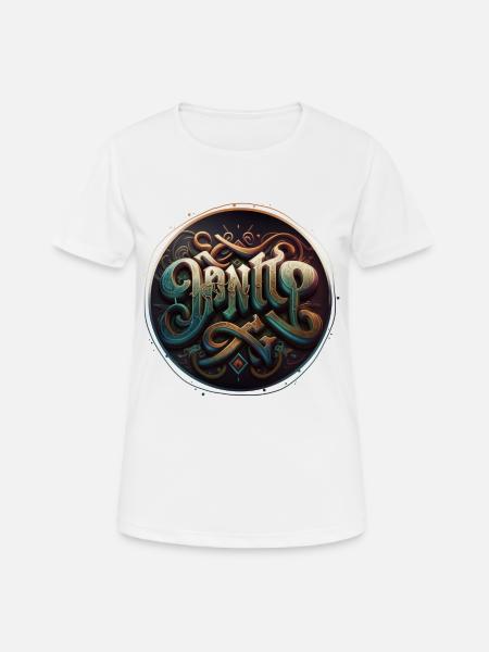 Graffiti Inspirierend V2 - Frauen T-Shirt atmungsaktiv - Weiß