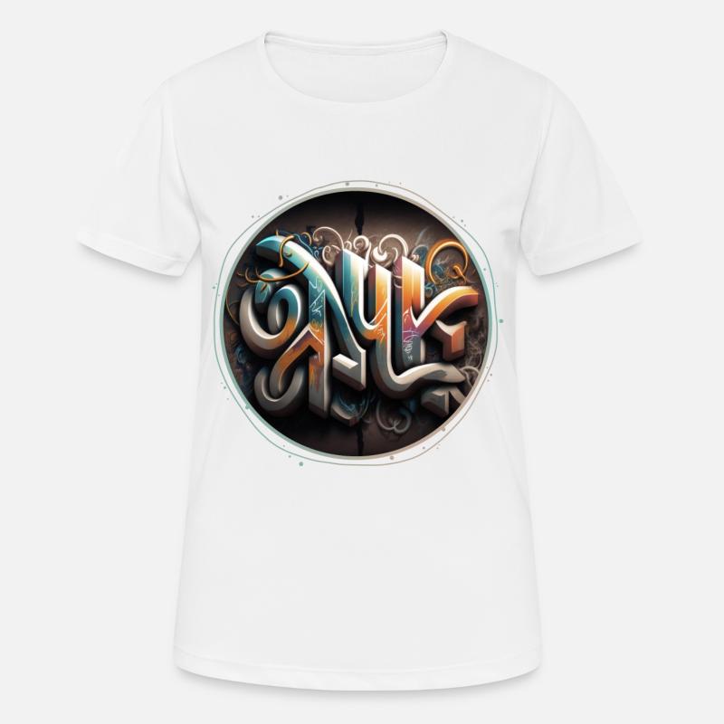 Graffiti Inspiring V4 - Women's Breathable T-Shirt - white