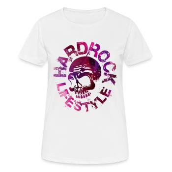 Hard Rock lifestyle - T-shirt respirant Femme - blanc - Devant - AI Model Female 172 dark (172cm)