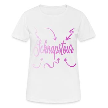 Schnapstour Party Urlaub Mallorca Damen Frauen - Frauen T-Shirt atmungsaktiv - Weiß - Vorne - AI Model Female 172 dark (172cm)