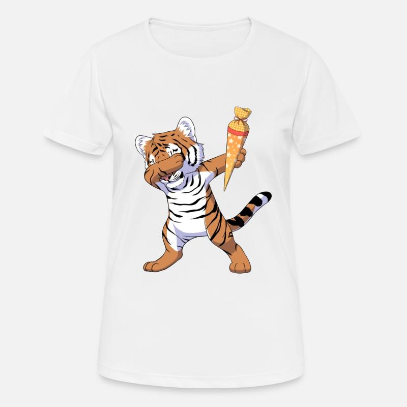 Tiger - Women's Breathable T-Shirt - white