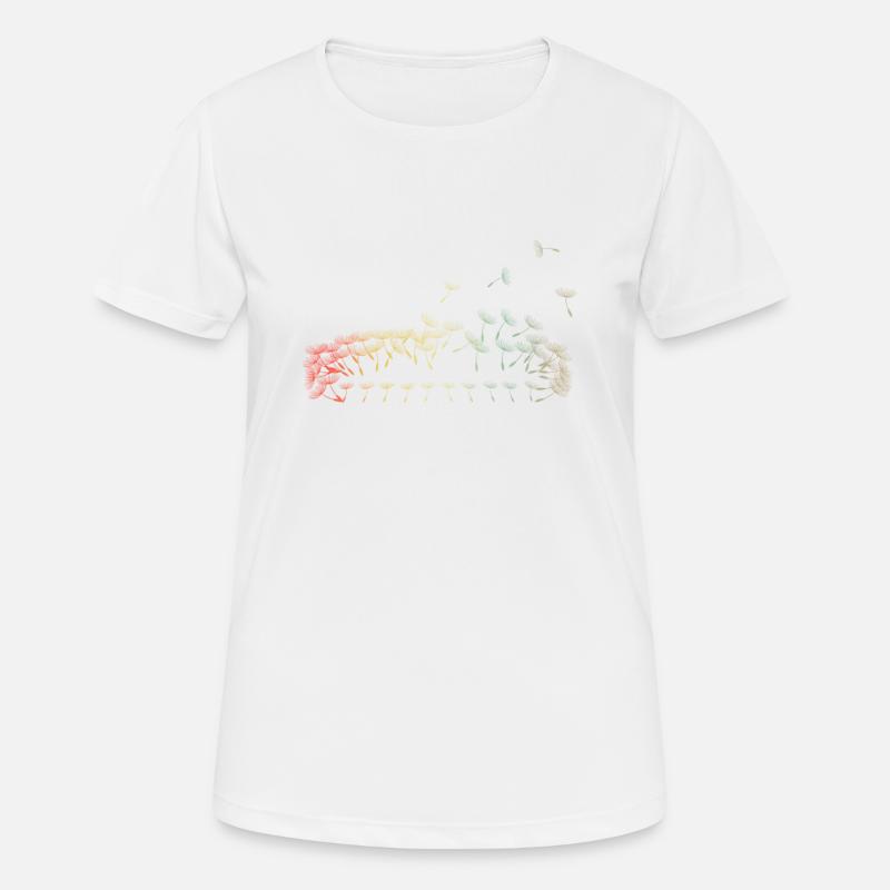 Dandelion Harmonica - Women's Breathable T-Shirt - white