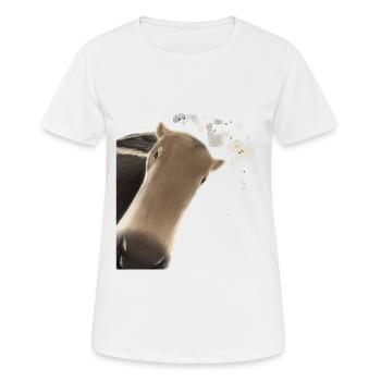 Curious Anteater - Women's Breathable T-Shirt - white - Front - AI Model Female 172 dark (172cm)