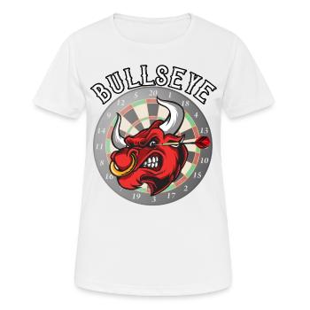 Bullseye Darts Fan Dartpfeil Dartboard - T-shirt respirant Femme - blanc - Devant - AI Model Female 172 dark (172cm)