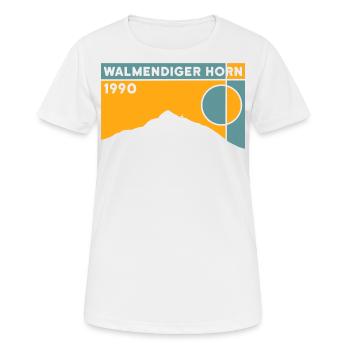 Walmendinger Horn Hiking Ridge Hike Finisher - Women's Breathable T-Shirt - white - Front - AI Model Female 172 dark (172cm)