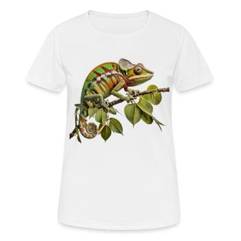 Glamour caméléon - T-shirt respirant Femme - blanc - Devant - AI Model Female 172 dark (172cm)