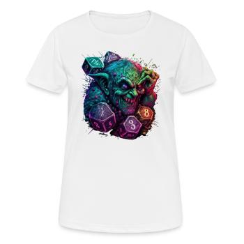 Chaos and Color: The Troll of LoL - Women's Breathable T-Shirt - white - Front - AI Model Female 172 dark (172cm)