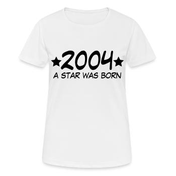 2004 a star was born (fr) - T-shirt respirant Femme - blanc - Devant - AI Model Female 172 dark (172cm)