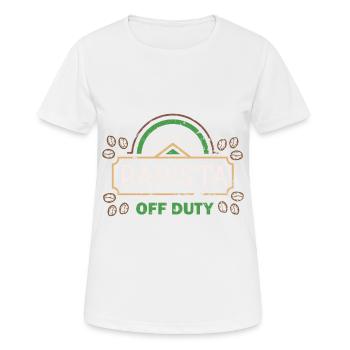 Barista Of Duty - Barista - T-shirt respirant Femme - blanc - Devant - AI Model Female 172 dark (172cm)