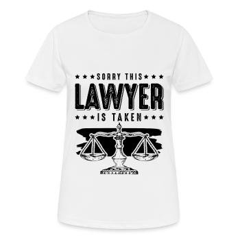 lawyer lawyer - Women's Breathable T-Shirt - white - Front - AI Model Female 172 dark (172cm)