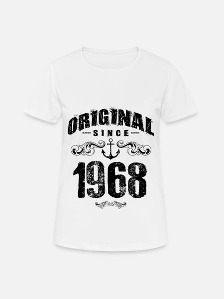 1968 original since - Frauen T-Shirt atmungsaktiv - Weiß
