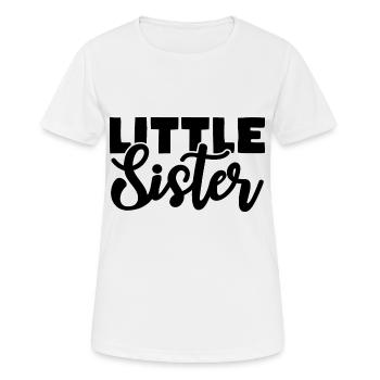 petite soeur - T-shirt respirant Femme - blanc - Devant - AI Model Female 172 dark (172cm)