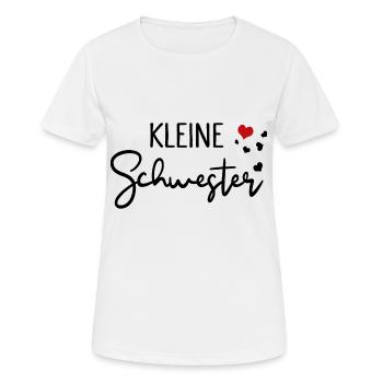 Kleine Schwester Familien Liebe - Frauen T-Shirt atmungsaktiv - Weiß - Vorne - AI Model Female 172 dark (172cm)