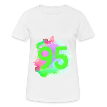 95 Nombre d’objets blob - T-shirt respirant Femme - blanc - Devant - AI Model Female 172 dark (172cm)