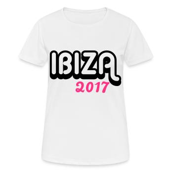 Ibiza 2017 - Women's Breathable T-Shirt - white - Front - AI Model Female 172 dark (172cm)