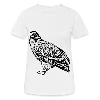 Falken Vogel Vögel - Frauen T-Shirt atmungsaktiv - Weiß - Vorne - AI Model Female 172 dark (172cm)