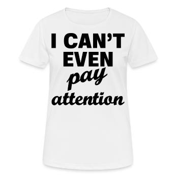 Pay attention to arm - Women's Breathable T-Shirt - white - Front - AI Model Female 172 dark (172cm)