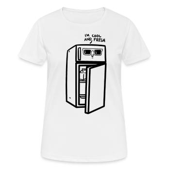 I'am Cool And Fresh - Women's Breathable T-Shirt - white - Front - AI Model Female 172 dark (172cm)