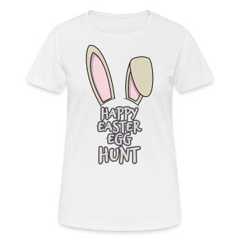 Happy Easter Egg Hunt - Women's Breathable T-Shirt - white - Front - AI Model Female 172 dark (172cm)
