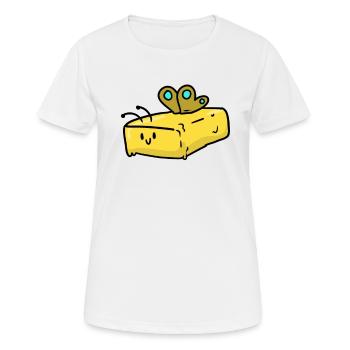 Butterfly - Frauen T-Shirt atmungsaktiv - Weiß - Vorne - AI Model Female 172 dark (172cm)