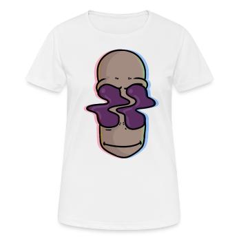 Psychedelic alien - Women's Breathable T-Shirt - white - Front - AI Model Female 172 dark (172cm)