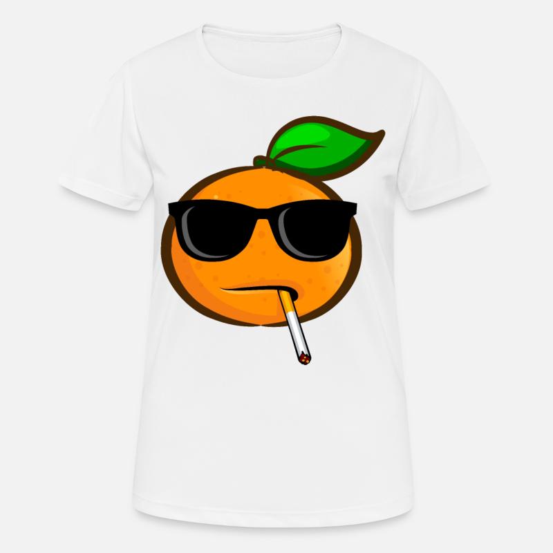 Badboy orange - Women's Breathable T-Shirt - white