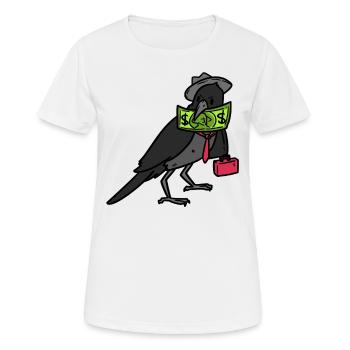 Courtier Crow - T-shirt respirant Femme - blanc - Devant - AI Model Female 172 dark (172cm)
