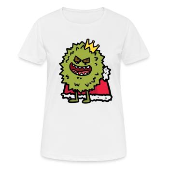Virus du roi - T-shirt respirant Femme - blanc - Devant - AI Model Female 172 dark (172cm)